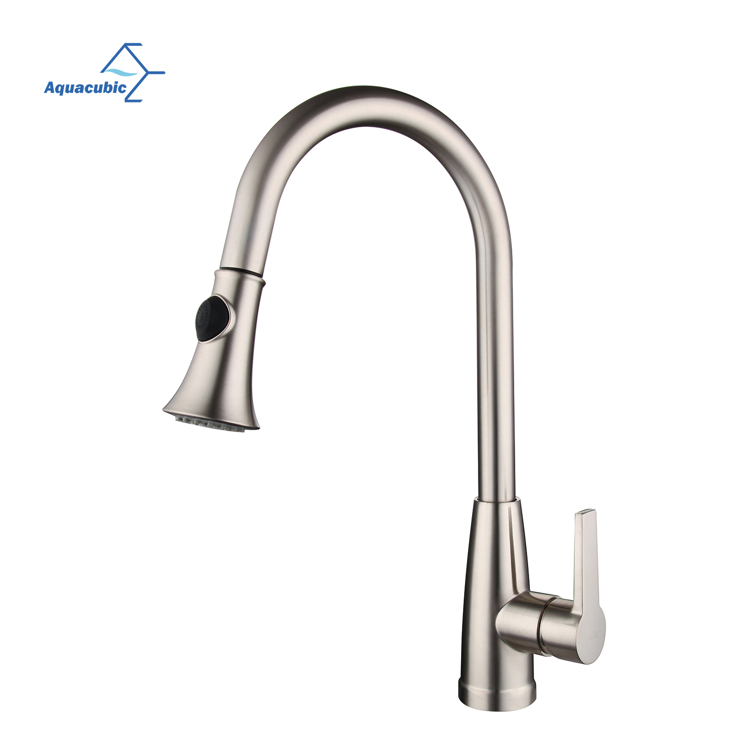 Aquacubic cUPC NSF moderno bajo plomo certificado diseño elegante resorte cuello extraíble agua grifo de cocina AF3044-5