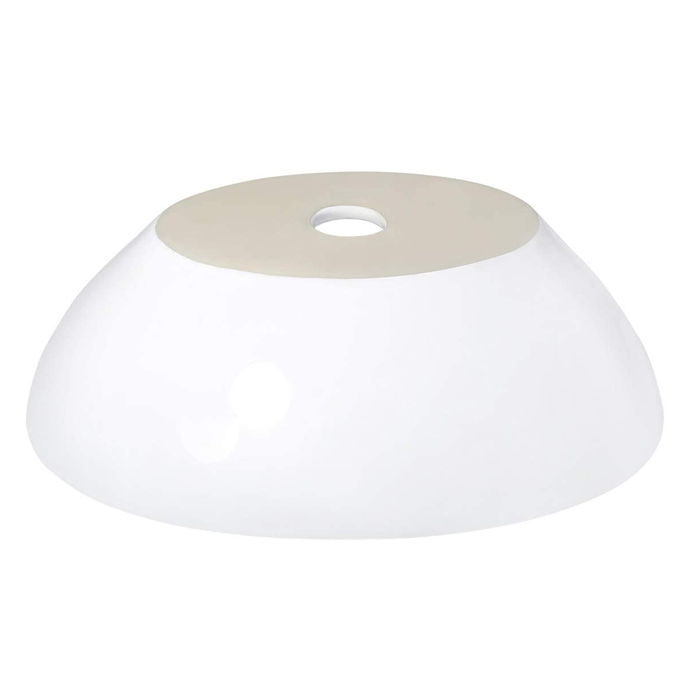 Fregadero de baño de recipiente de cerámica blanca ovalada con forma de huevo moderno