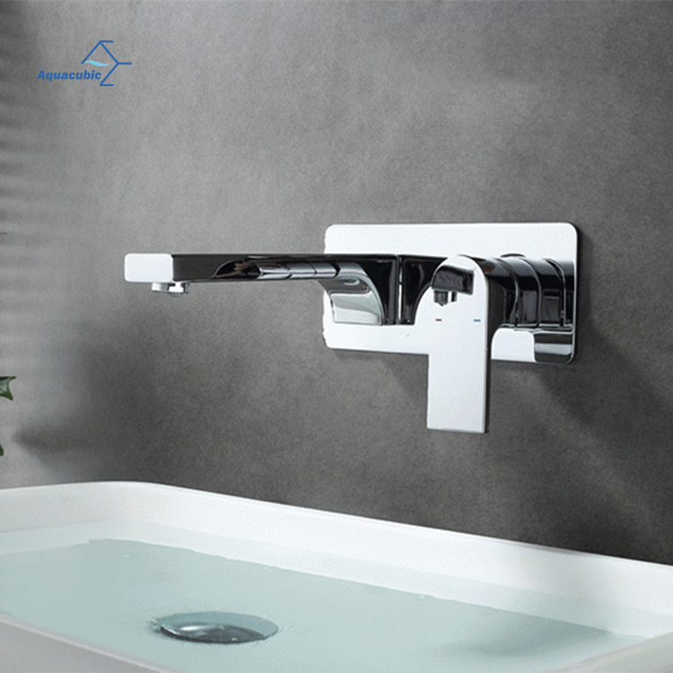 Grifo de montaje en pared instantáneo de larga duración sin plomo, grifo de baño, grifo de lavabo montado en la pared para bañera